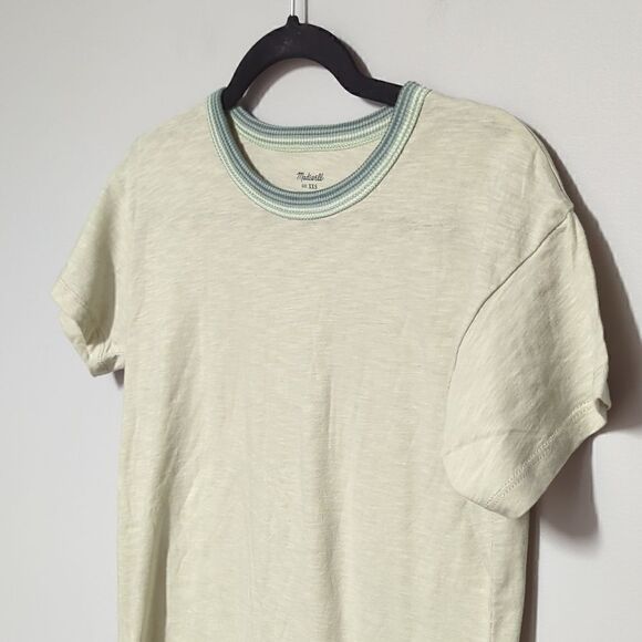 Madewell Green Short Sleeve Shirt NWT - Picture 4 of 7